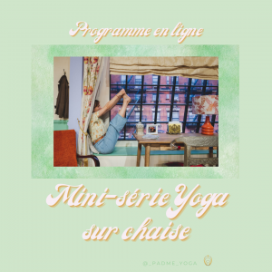 Programme en ligne -Mini-série : Yoga sur chaise